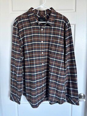NWT Rails Forrest Flannel Shirt XL - Hickory Blue Melange Plaid